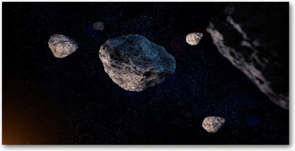 Fotótapéta falra edzett üveg Meteorok 140x70