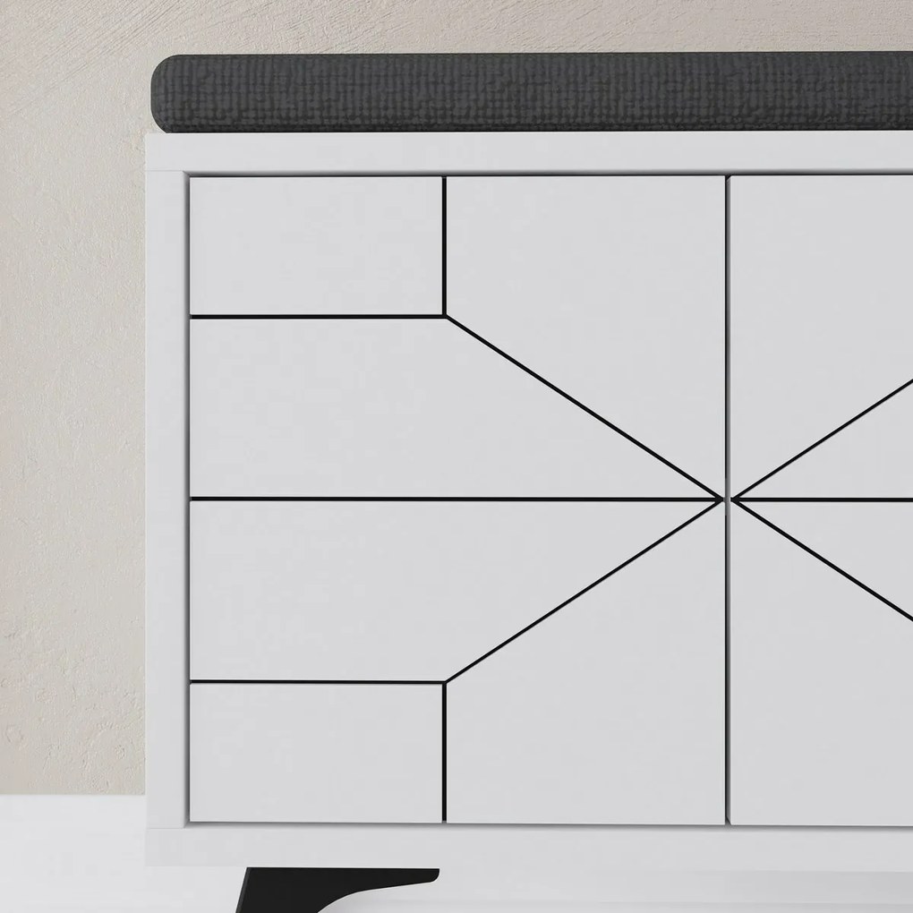 Dune White cipősszekrény