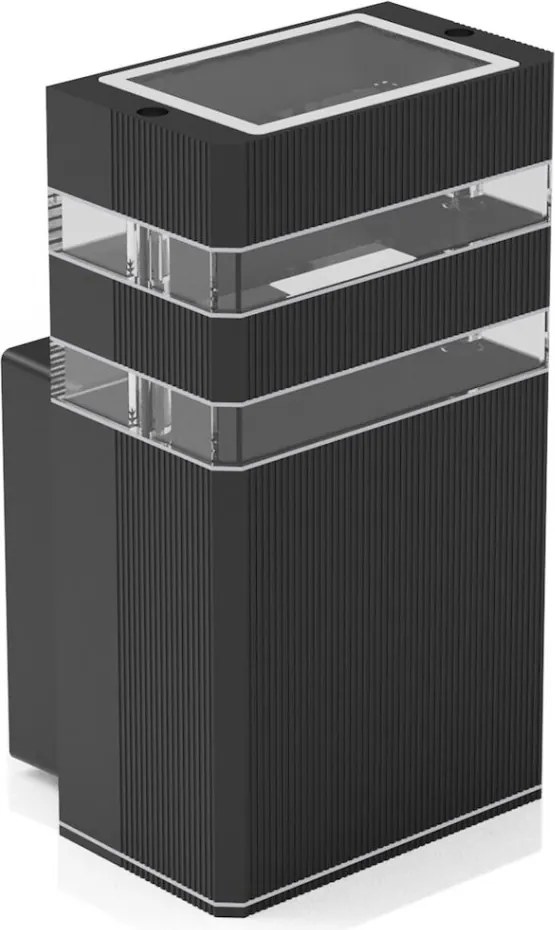 EKO LIGHT EKO0733 VINI Modern Kültéri Fali Lámpa Fekete GU10 IP44