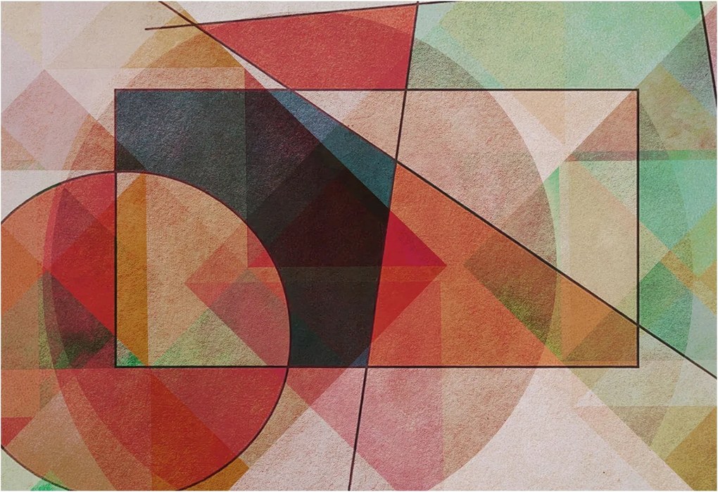 Fali fotótapéta Étkezőbe Geometrikus absztrakt 152x104