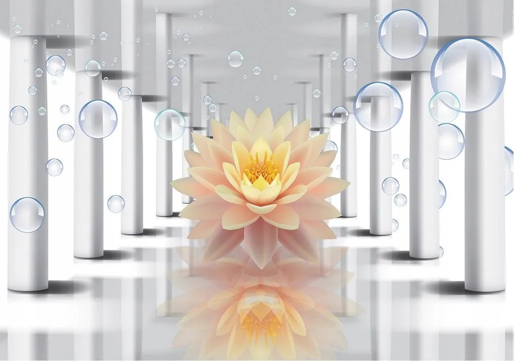 Fotótapéta Lótusz Harmónia és Elegancia 254x184 vinil +ragasztó