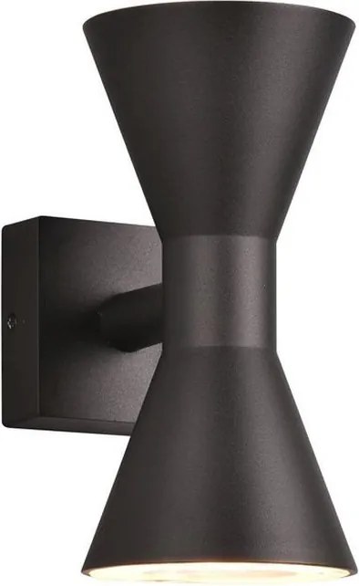 TRIO 212560232 ARDAS Modern Kültéri Fali Lámpa Fekete GU10 IP44