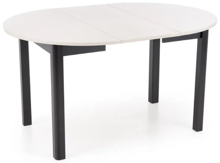 Ringo étkezőasztal kasmír/fekete 102-142cm