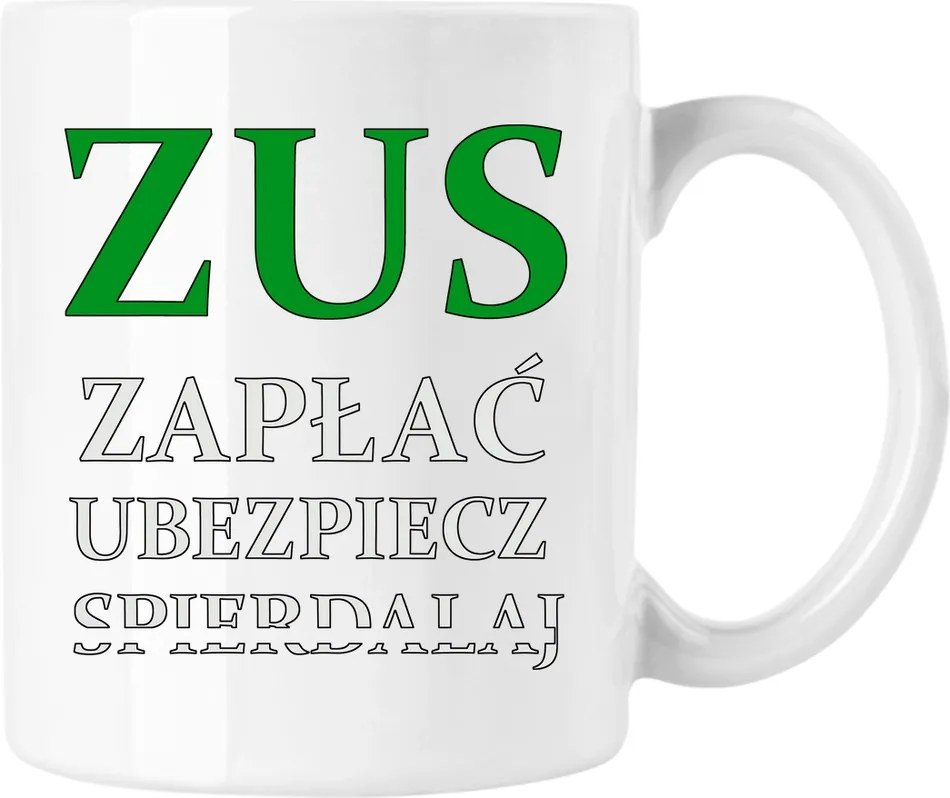 Zus mém bögre vicces 1 fehér 330ml