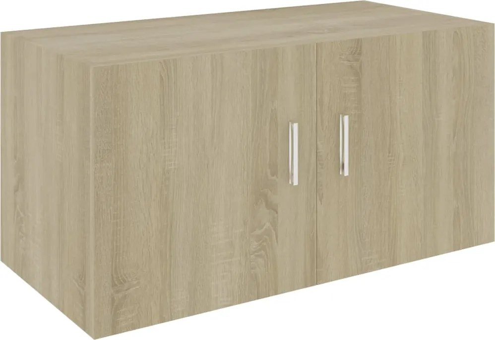 vidaXL sonoma tölgy szerelt fa falra szerelhető szekrény 80x39x40 cm