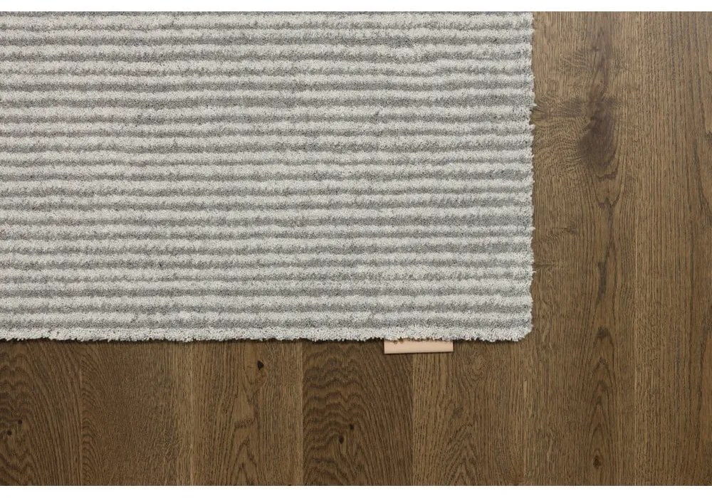 Krémszínű gyapjú szőnyeg 160x240 cm Calisia M Ribs – Agnella