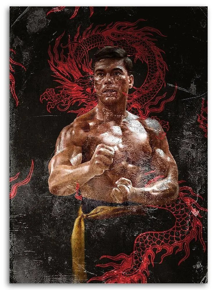 Gario Vászonkép Jean-Claude Van Damme a Bloodsportban - Dmitry Belov Méret: 60 x 90 cm