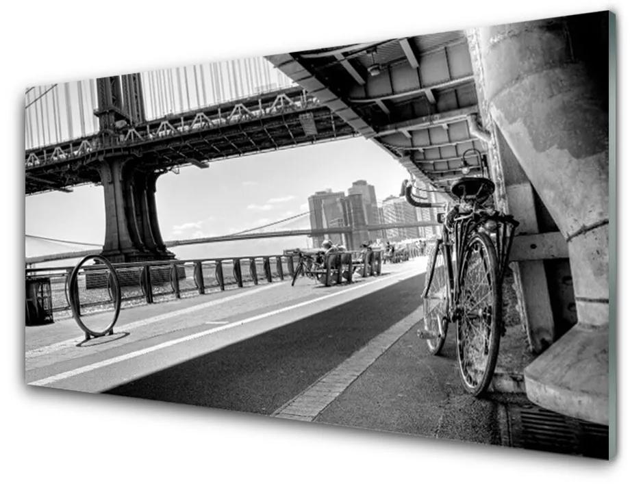 Akrilüveg fotó Építészet Kerékpár Bridge 140x70 cm