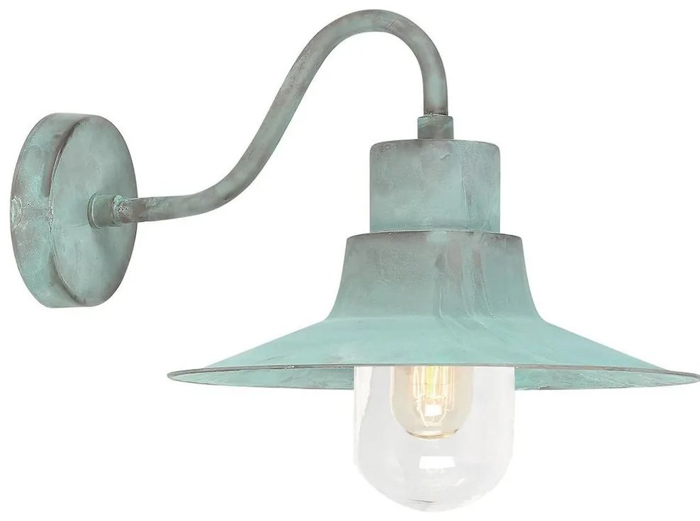 Elstead - Kültéri fali lámpa SHELDON 1xE27/100W/230V IP44 türkiz