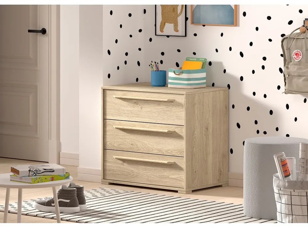 Natúr színű gyerek komód 68x62x43 cm Sam – Vipack