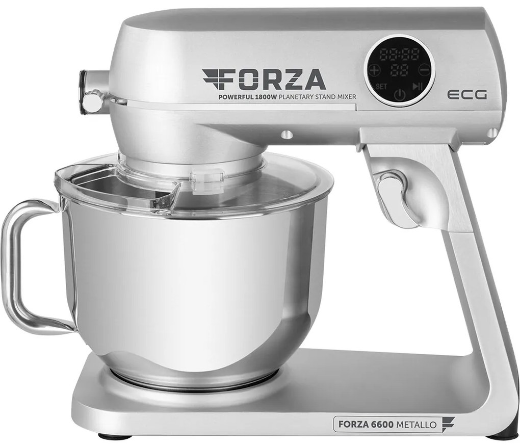 ECG Forza 6600 Metallo Argento konyhai robotgép