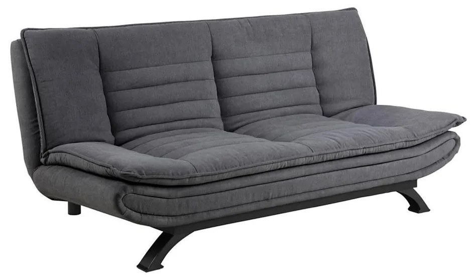 AIRI kihúzható kétüléses kanapé sötétszürke