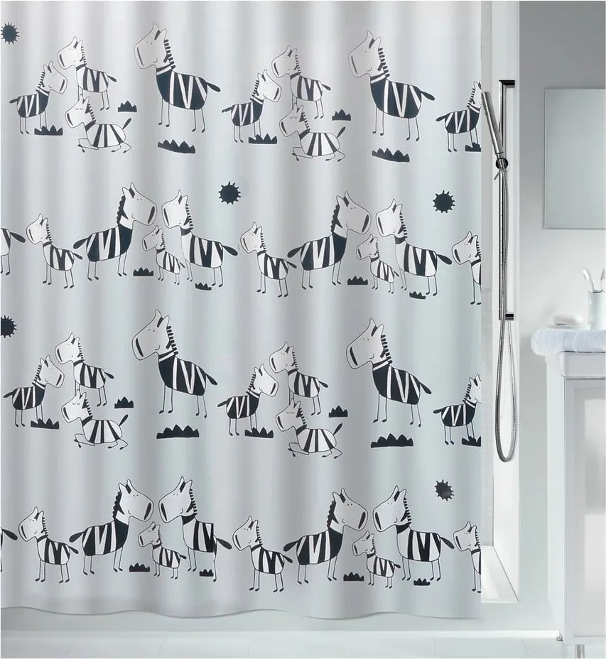 Zuhanyfüggöny 180x200 cm Zebi – Spirella