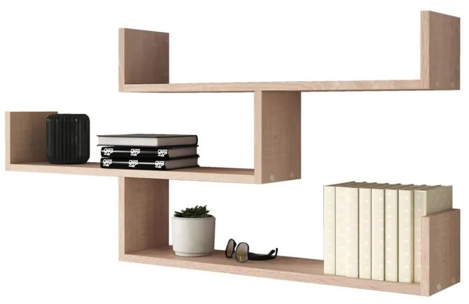 Fali polc TRIO 55x119 cm Sonoma tölgy