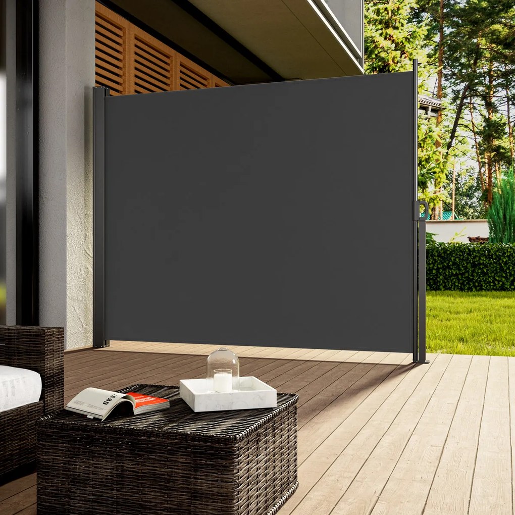 NOSARA oldalárnyékoló teraszra, 180x300cm, antracit Casaria