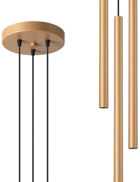 Sollux SL.1172 - Csillár zsinóron PASTELO 3xG9/8W/230V arany