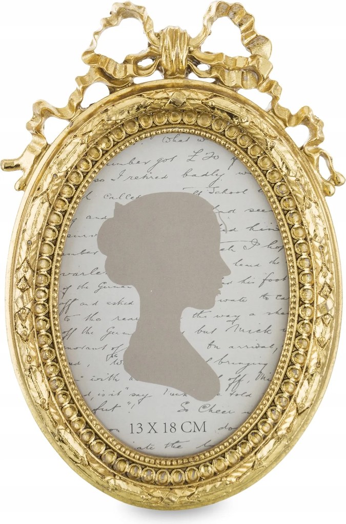 Palota keret ovális arany retro álló