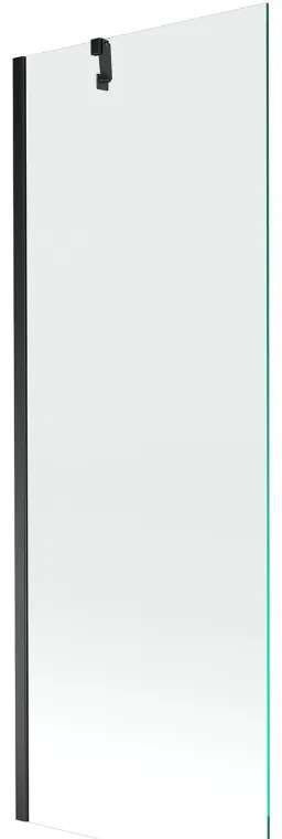 Mexen Next, kádparaván 1 szárny 70 x 150 cm, fix szárny, 6 mm átlátszó üveg, fekete profil, 895-070-000-00-00-70