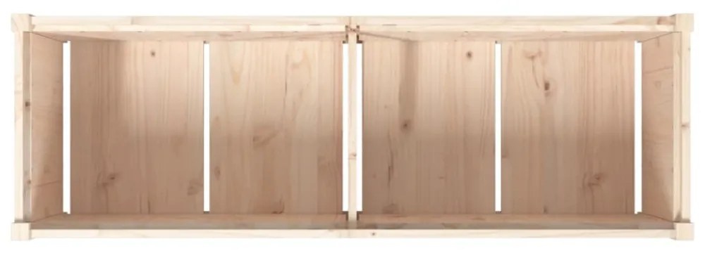 vidaXL tömör fenyő kerti virágláda 150 x 50 x 50 cm