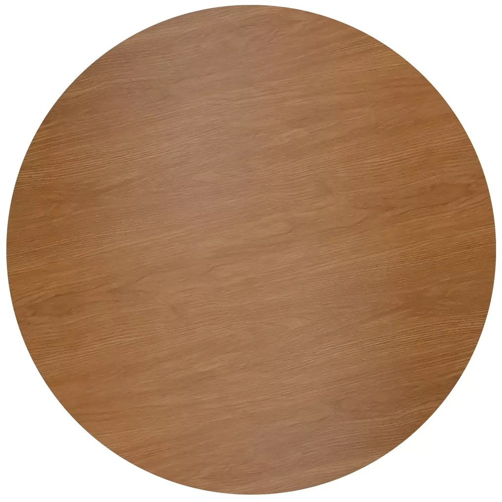 Kerek étkezőasztal AMADEO II 90x90 cm, tölgy dekorációval