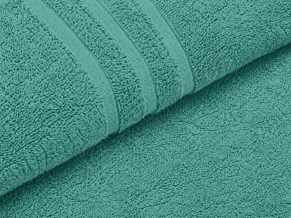 CLASSIC COLOR törölköző 50 x 100 cm kékeszöld, 100% pamut