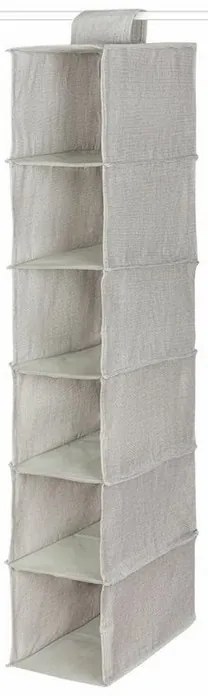 Függesztett ruharendező 30 x 18 x 94 cm, szürke