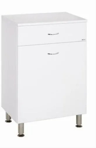 Keramia Pro fürdőszobaszekrény alacsony 50x79x33,3 cm fehér lesk PRON50K