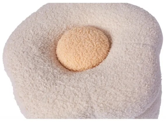 Childhome - Taburet FLOWER átm. 35 cm krémes