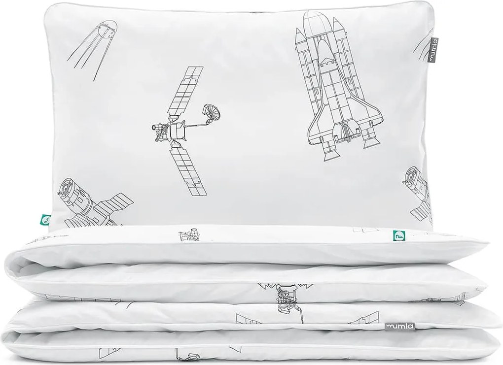 Rakéta ágyneműhuzat 90x120 cm 1x 60x40 cm Mumla