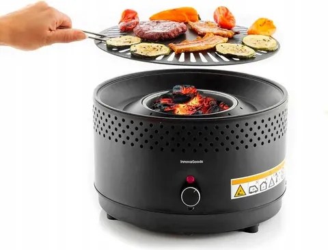 InnovaGoods Asztali grill, faszenes grill
