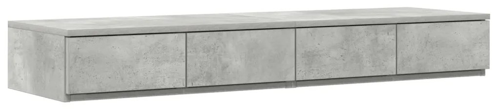 Tárolós Ágykeret Beton Szürke 120x200 cm