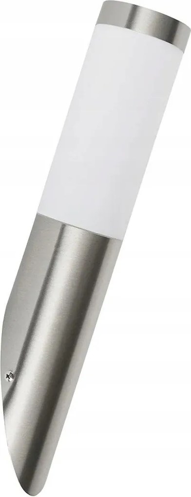 Kültéri fali lámpa ferde fáklya ezüst cső 40 cm IP44 Su-ma