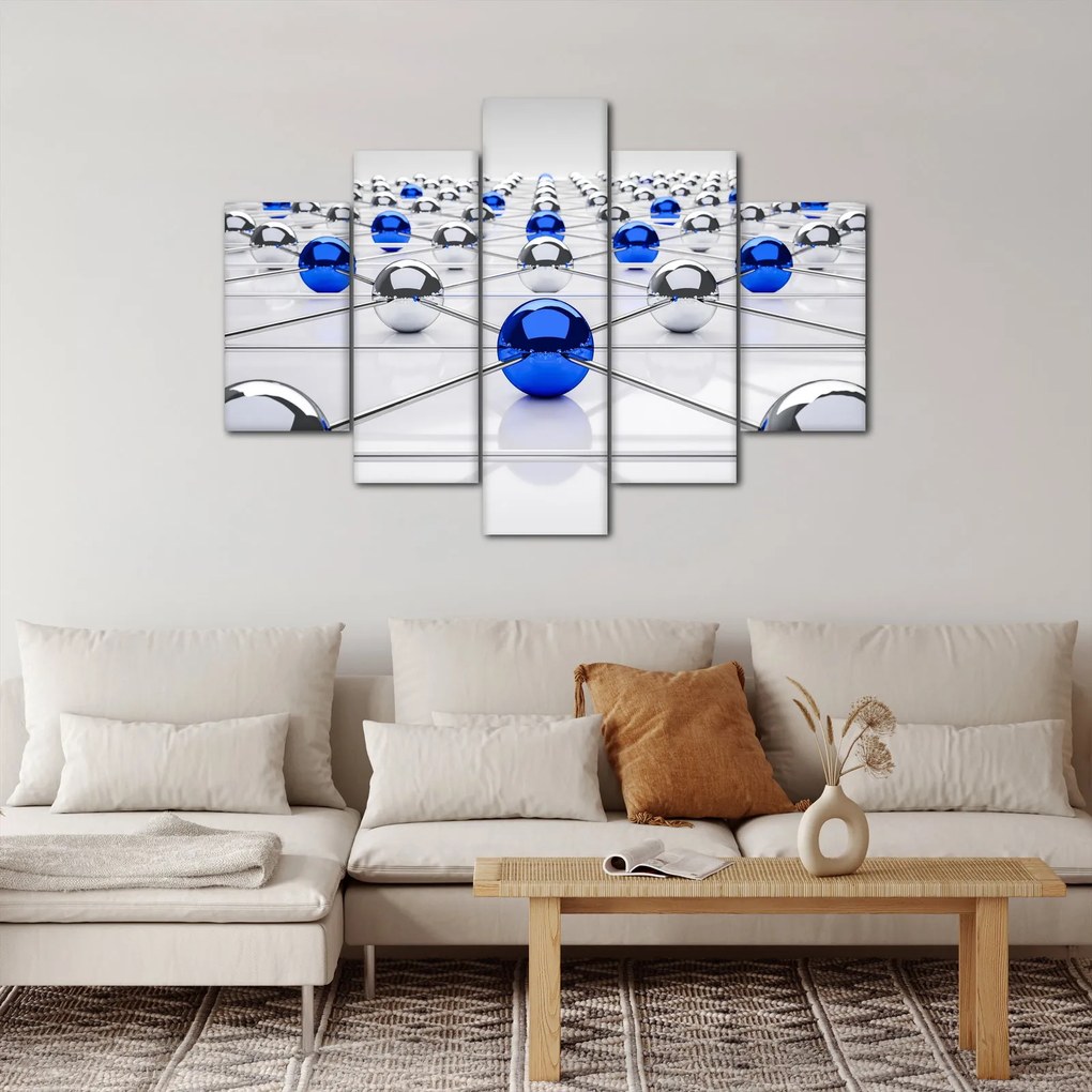 Összekapcsolt gömbök képe (150x105 cm)