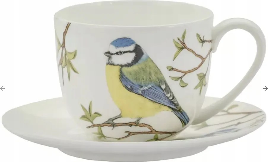 Csésze csészealjjal 1+1 db-os porcelán szett 280 ml