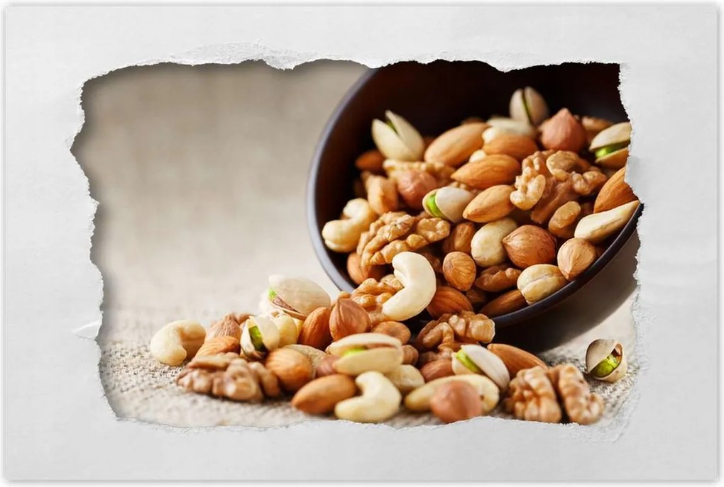 Poszterek 90x60 Szárított dió tál