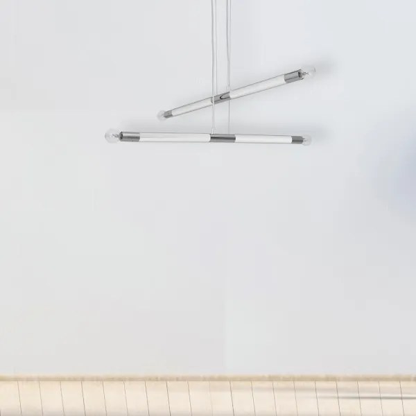 Csillár BASTONE WHITE 4xE14 / 40W / 230V