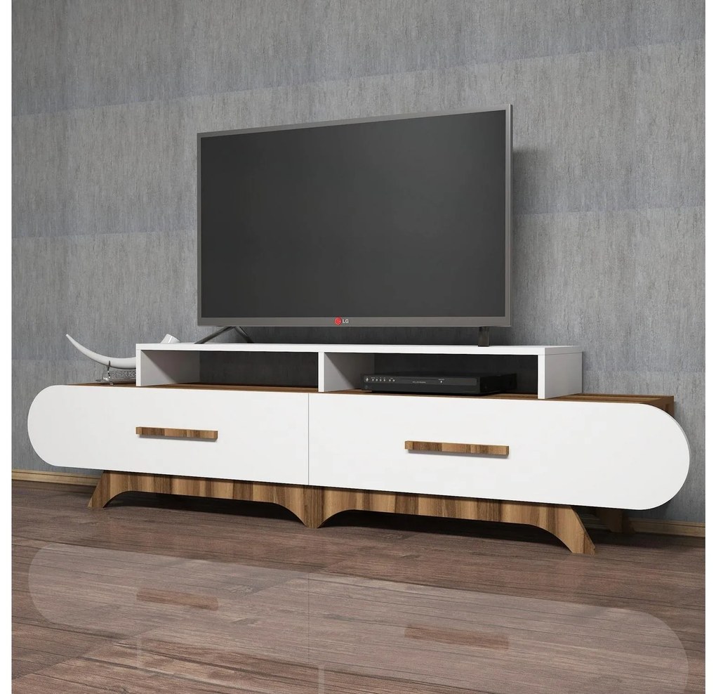 TV asztal/szekrény Florian (dió + antracit). 1088857