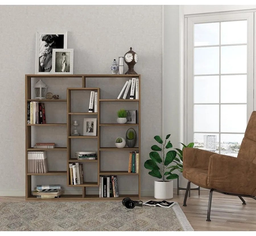 könyvespolc Ample - Walnut