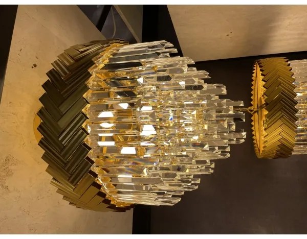 Zuma Line 23910/9 - Csillár láncon LYON 9xE14/40W/230V arany