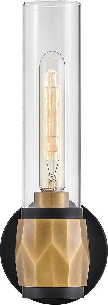 Hinkley lighting kristály fali lámpa ellison fekete sárgaréz átlátszó elshk-ellison1-bk-hb IP44