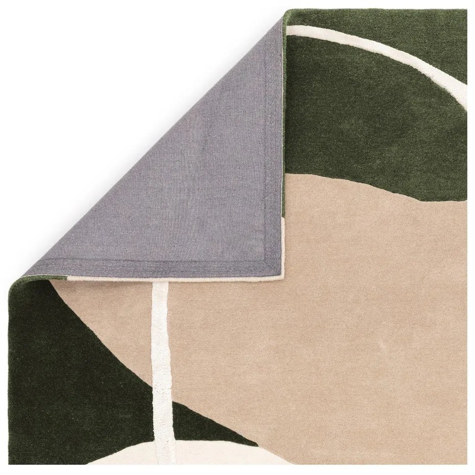 Zöld kézi szövésű gyapjú szőnyeg 160x230 cm Matrix – Asiatic Carpets