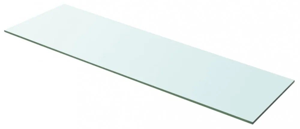 2 db átlátszó üveg paneles polc 100 x 30 cm