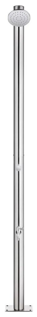 Rozsdamentes acél kerti zuhany 215 cm