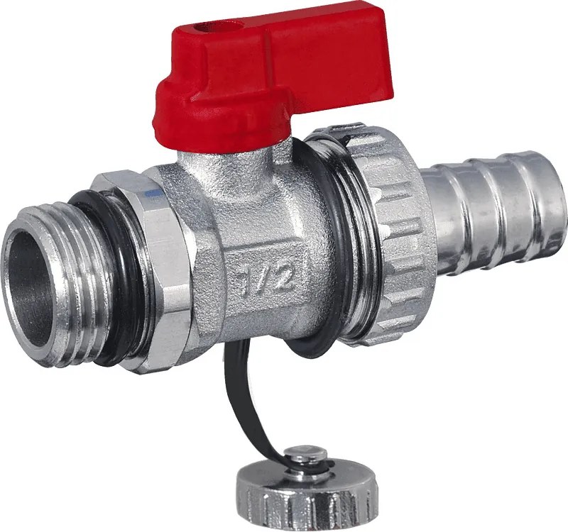 DELTA kazántöltő-ürítő csap, tömítő gyűrűvel, 1/2”K