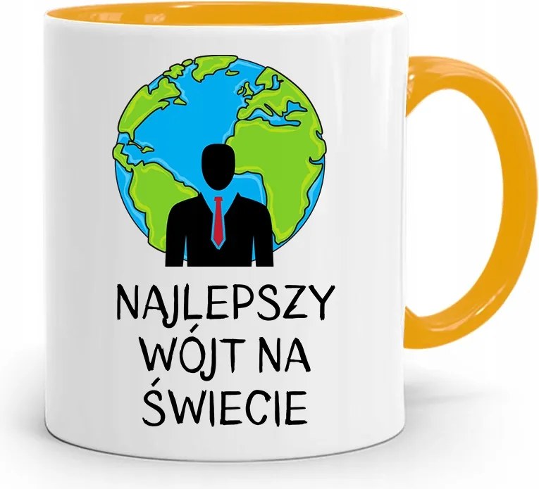 Bögre Sárga Ajándék A Világ Legjobbja fényképes nyomattal