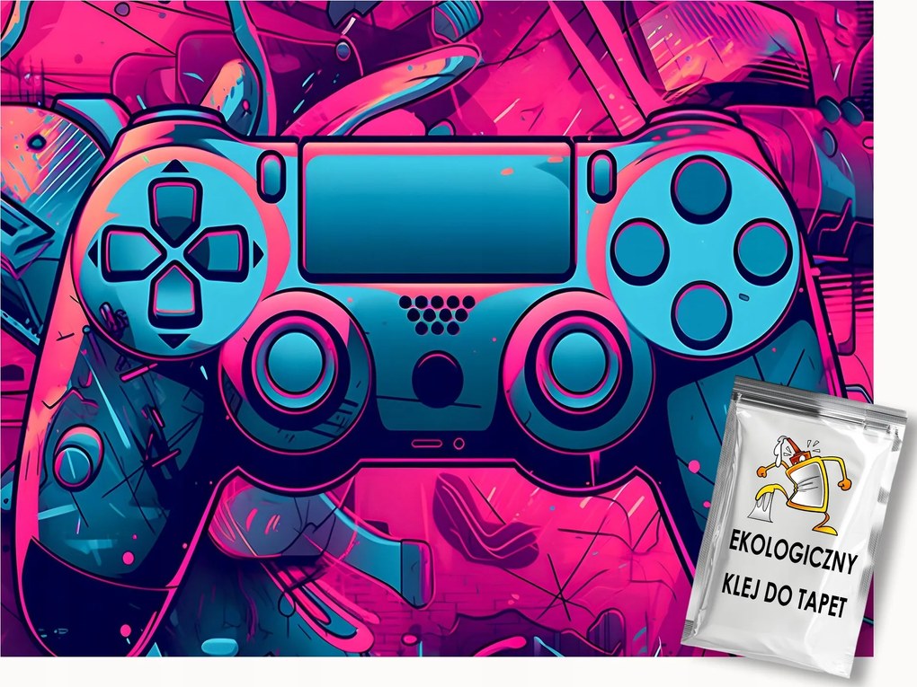 Fotótapéta Flizelina Gaming Játékos Konzol Gamepad Kontroller 200x140 ragasztó