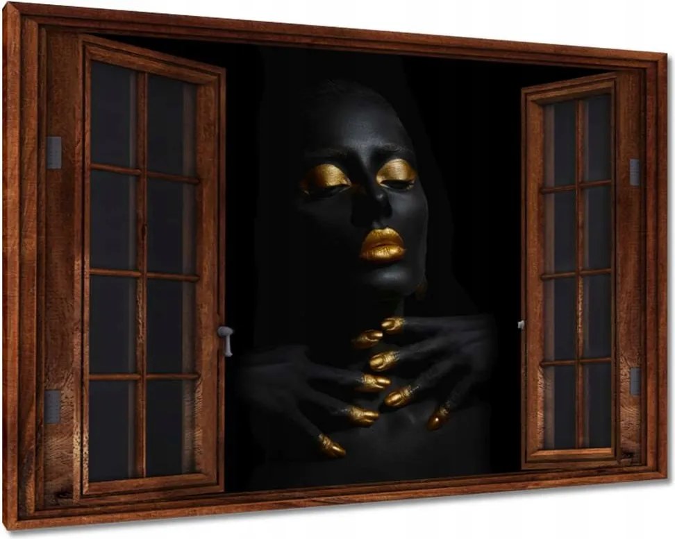 Vászonkép 120x80 Káprázatos arany