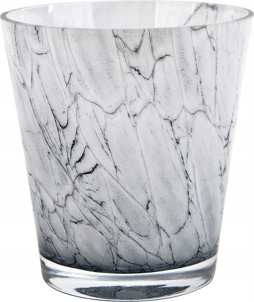 Üveg váza 16 cm márvány Asa Glass