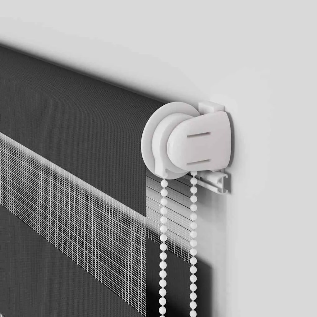 zebrafüggönnyel fekete szövetszélesség 80,9 cm poliészter