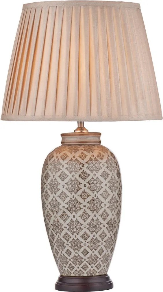 Dar Lighting LOUISE LOU4229 Asztali lámpa 1x60W/E27